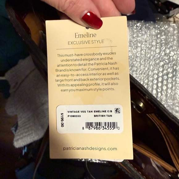 Patricia Nash Emeline Crossbody leather crossbody bag - Picture 15 of 17